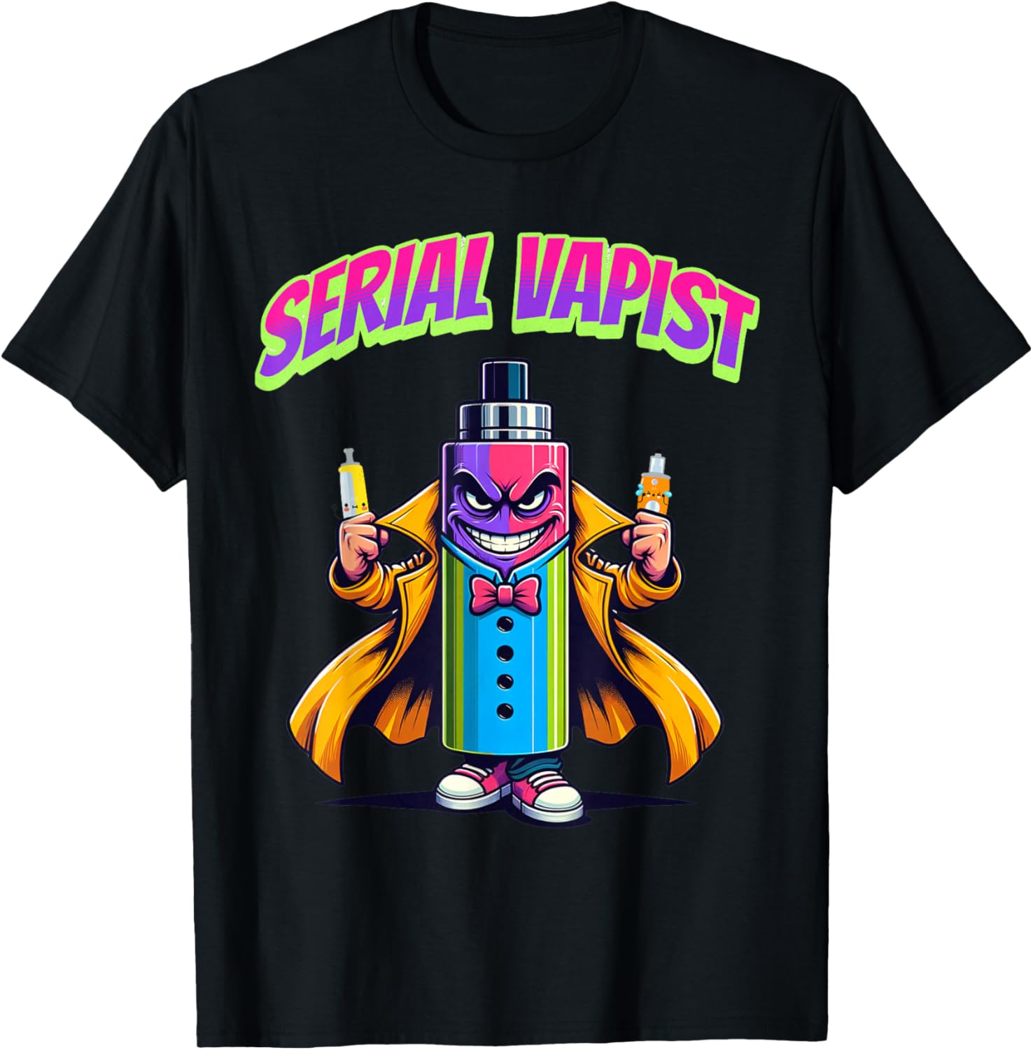 Vaping Shop - Kaos Katun Humor Vaping Lucu Karakter