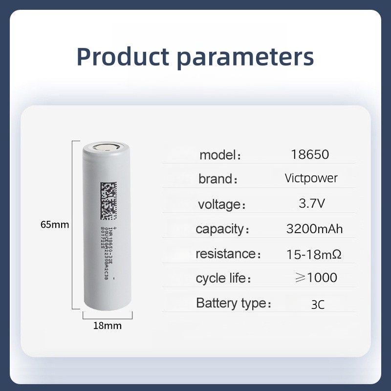 Vape Battery 18650 - Victpower 10-Pack 3500mAh 18650 Baterai Li-ion