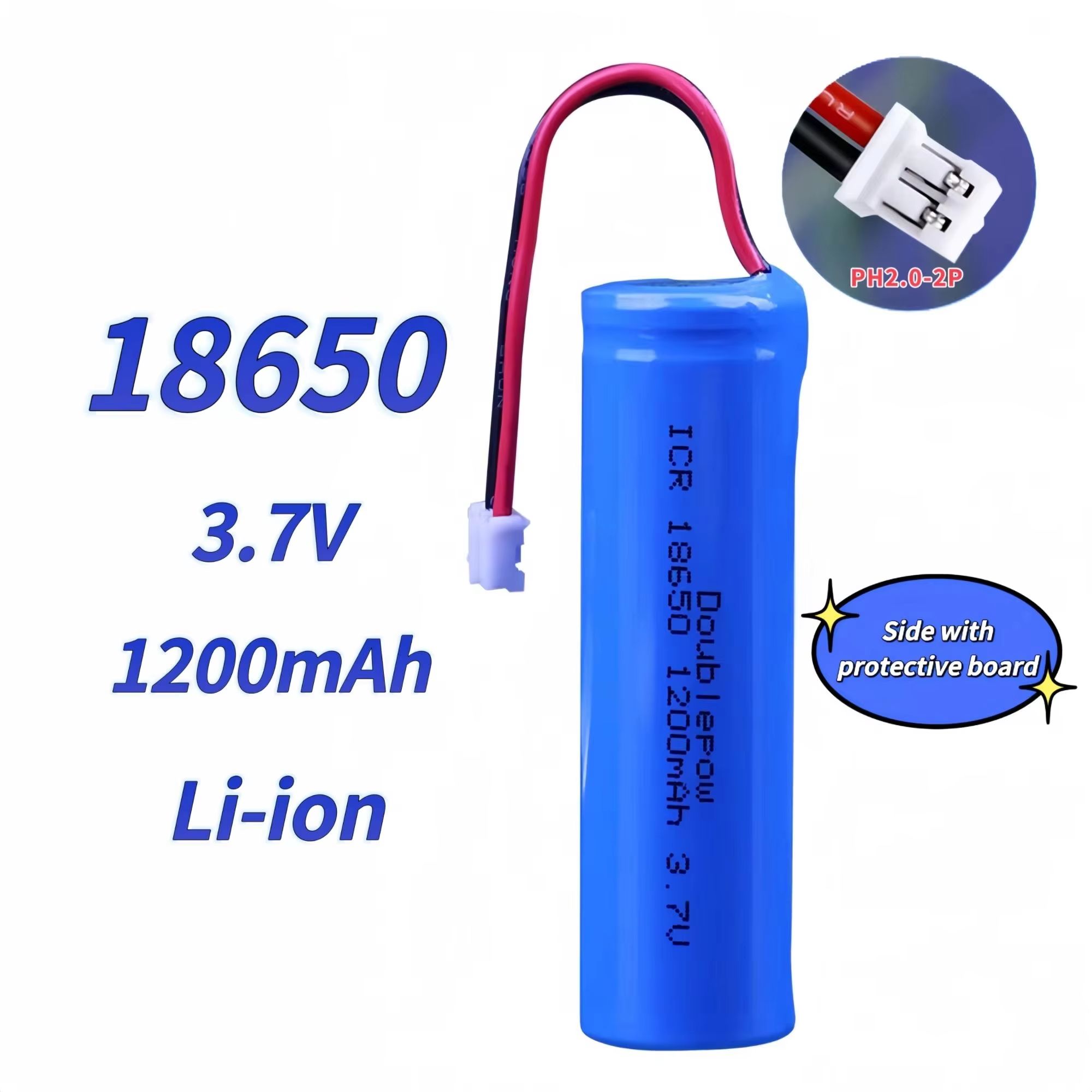 Vape Battery 18650 - Baterai lithium isi ulang 18650 3.7V1200mAh