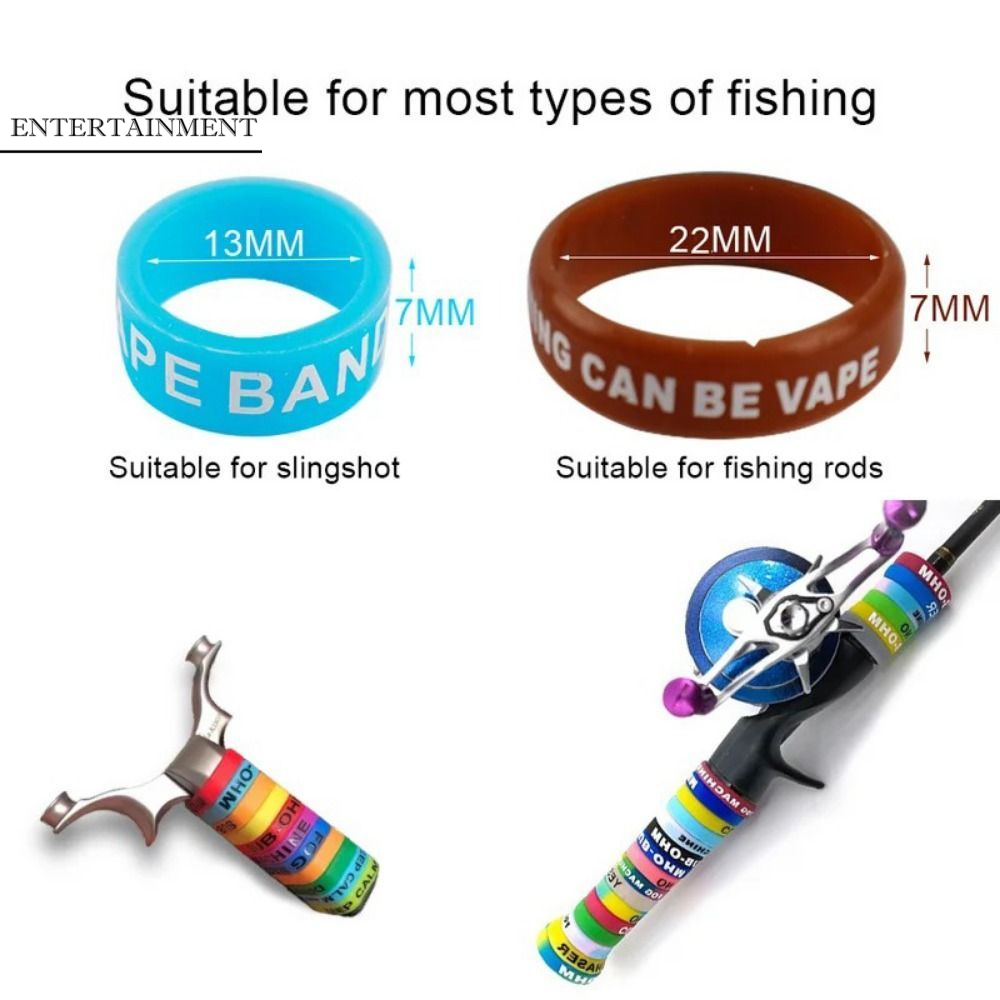 Vape Band Silicone - 10 Buah Casing Pelindung Gagang Joran