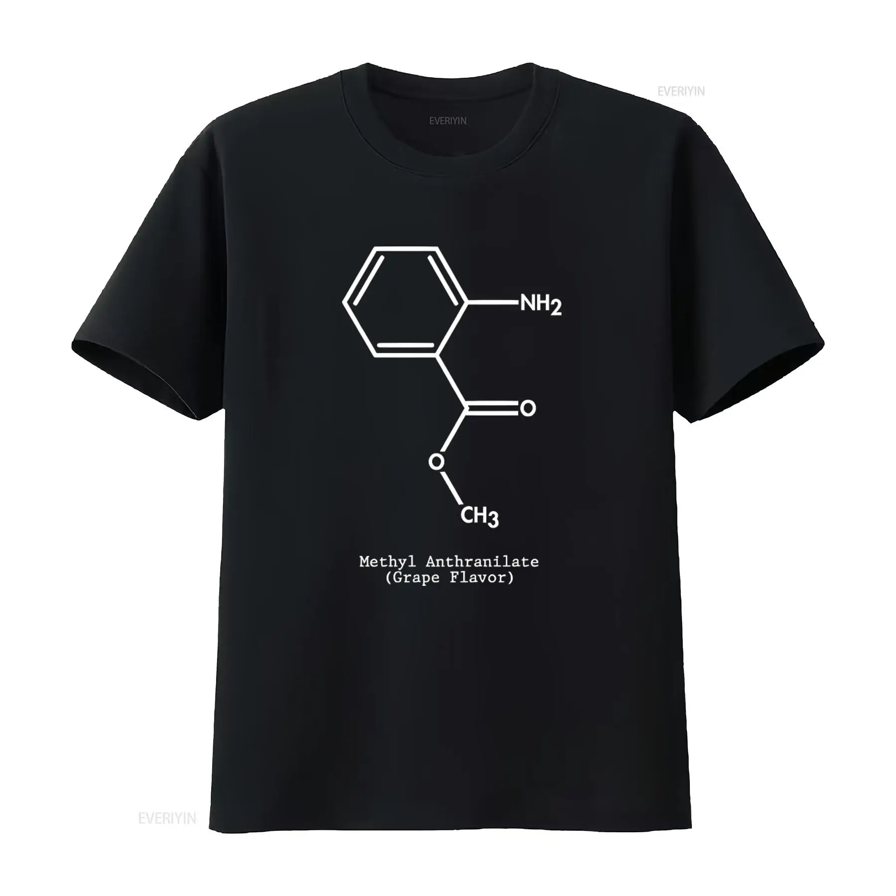Vaping Shop - Kaos Desain Molekul Rasa Anggur Cetakan