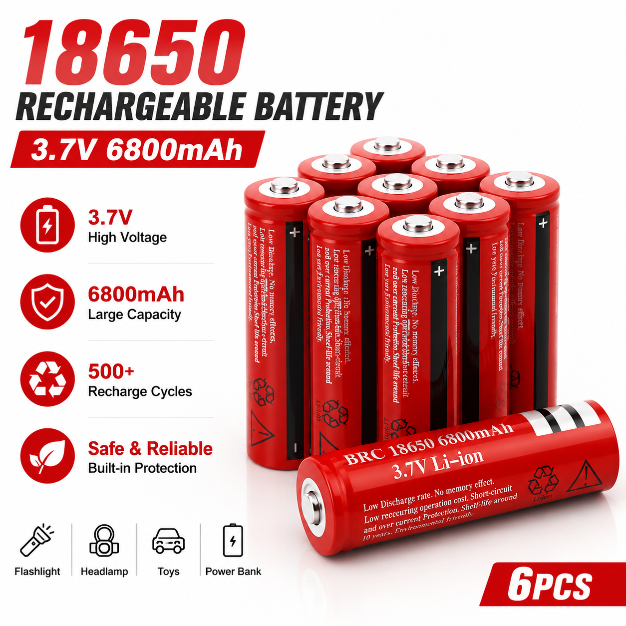 Vape Battery 18650 - Baterai Lithium Ion 18650 3.7V Isi