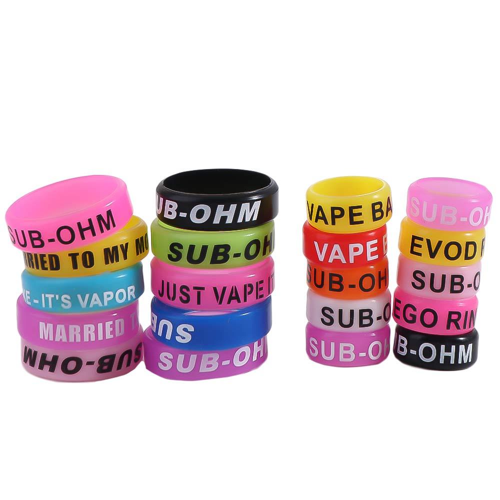 Vape Band Silicone - 10 buah anti-selip tongkat pancing menangani