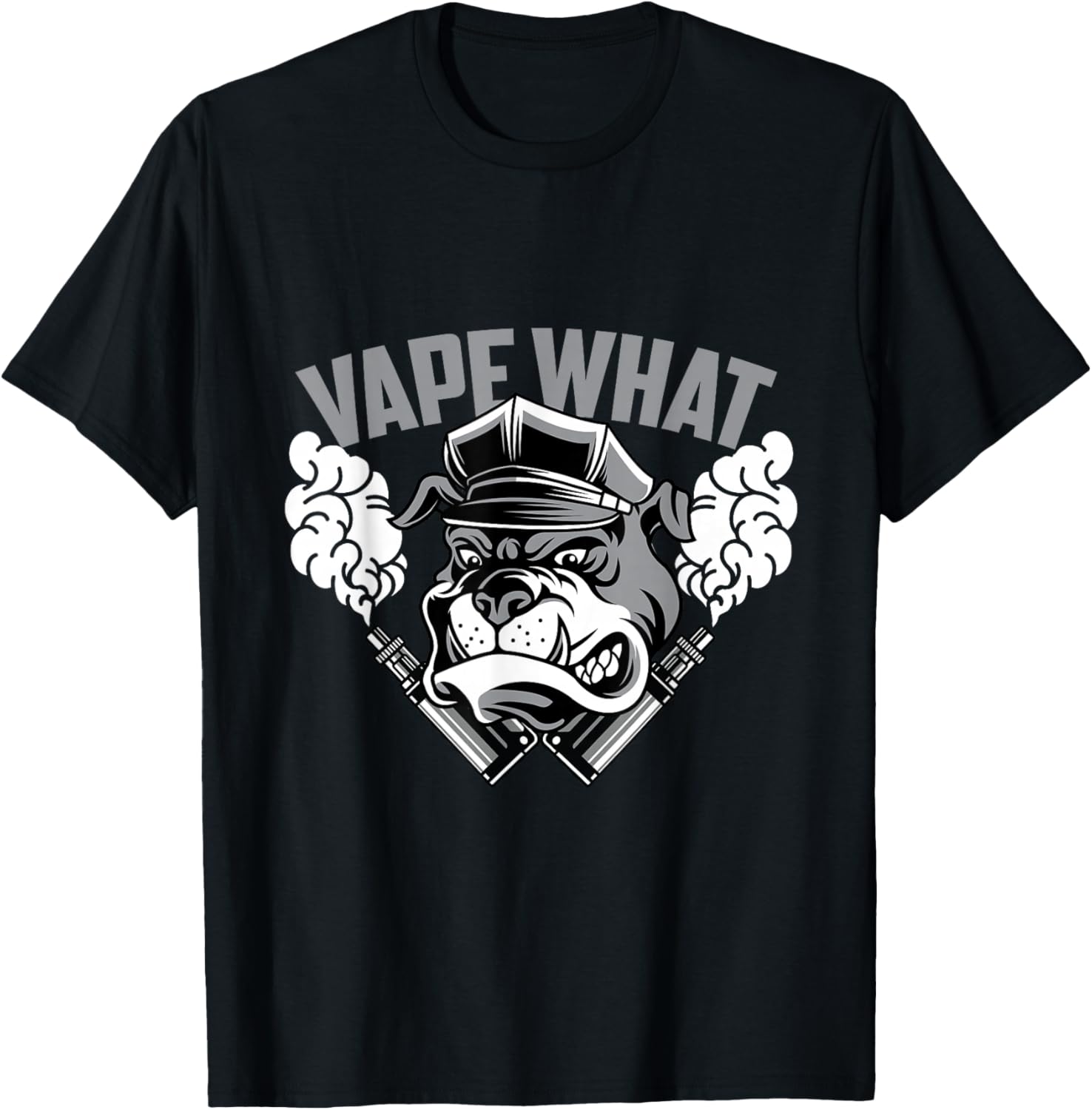 Vaping Shop - Vape What Bulldog Kaus Katun Pria