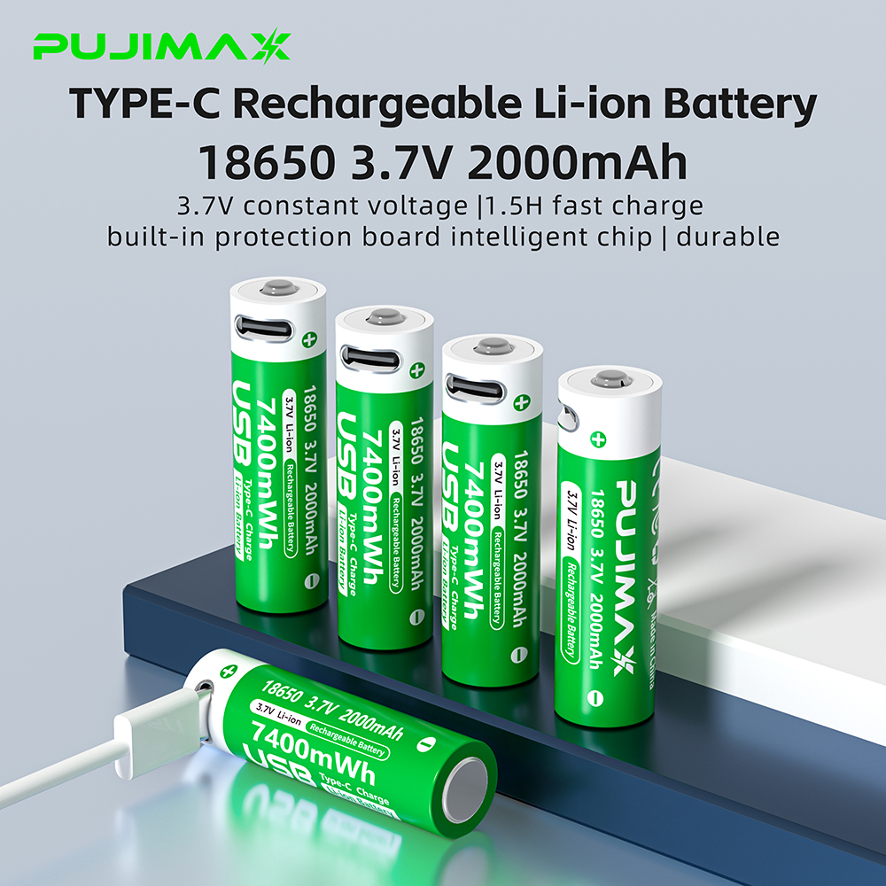 Vape Battery 18650 - PUJIMAX 1-24pcs Baterai 18650 Daya Tinggi