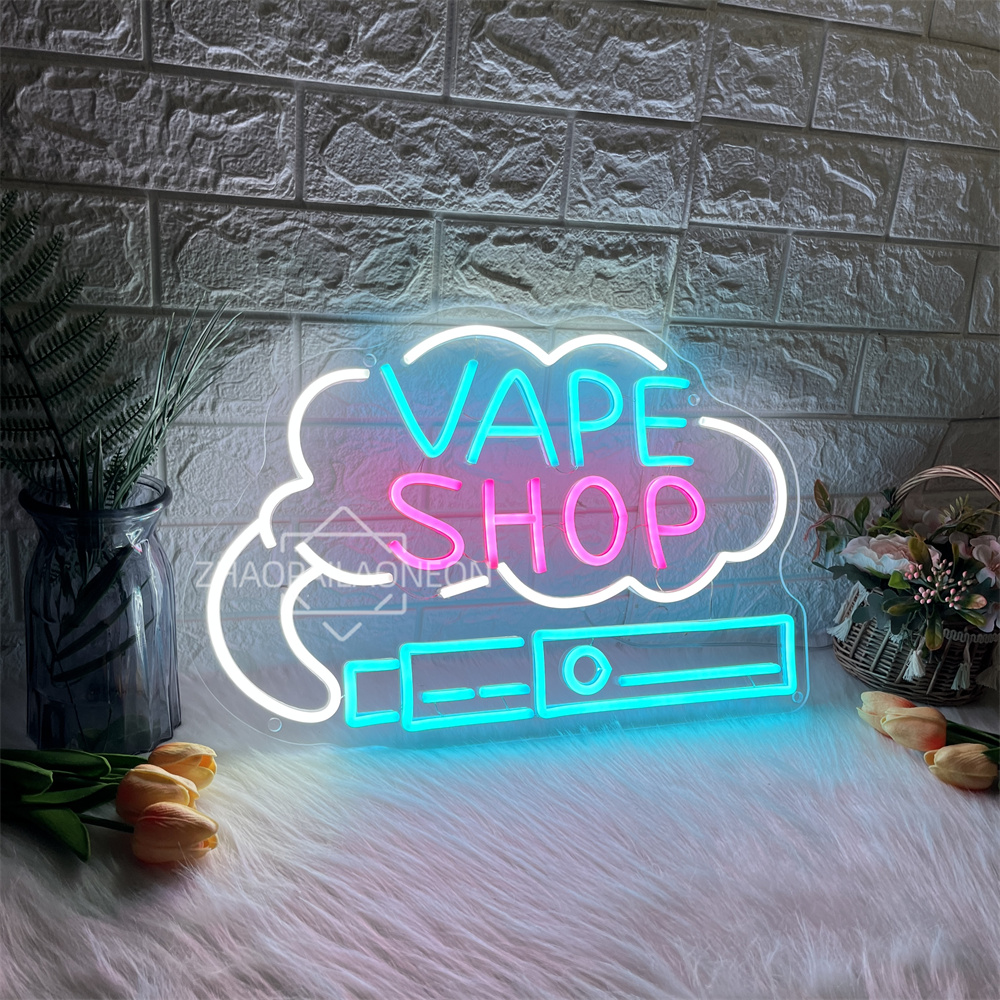 Toko VAPE Lampu Neon LED Dekor - Vaping Shop ulasan dan harga