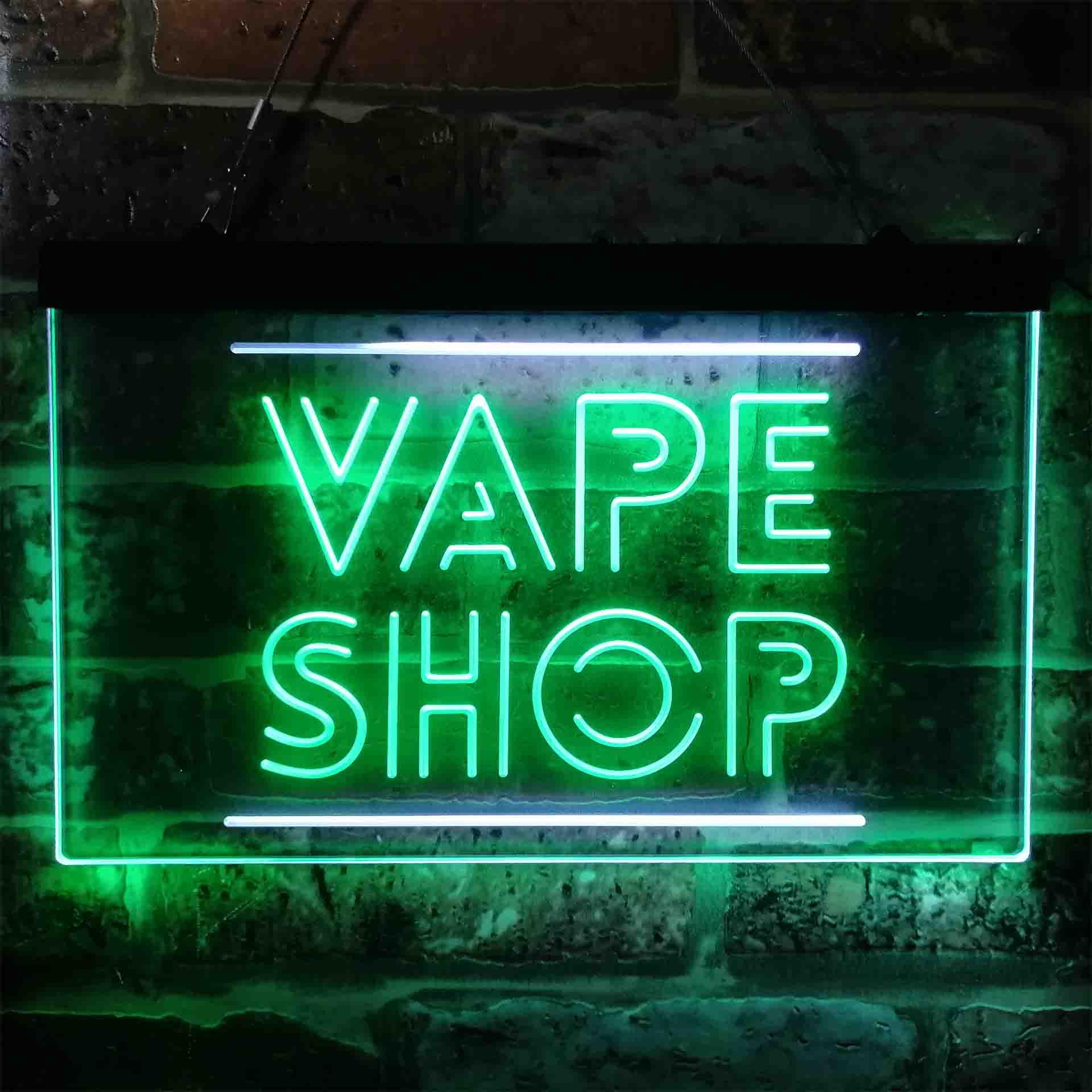 VAPE SHOP Tanda Neon Led Warna - Vaping Shop ulasan dan harga