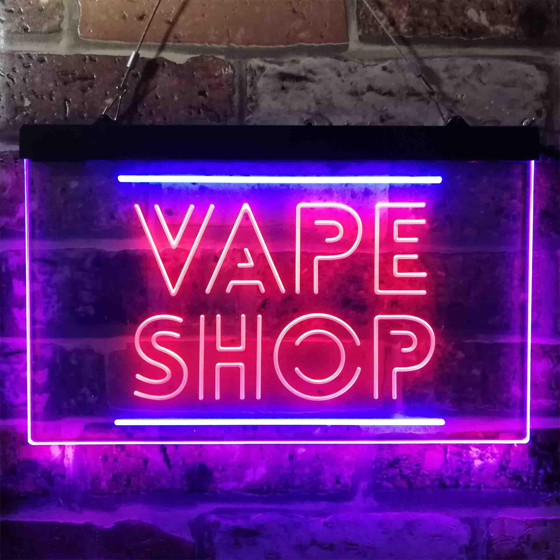 VAPE SHOP Tanda Neon Led Warna - Vaping Shop ulasan dan harga