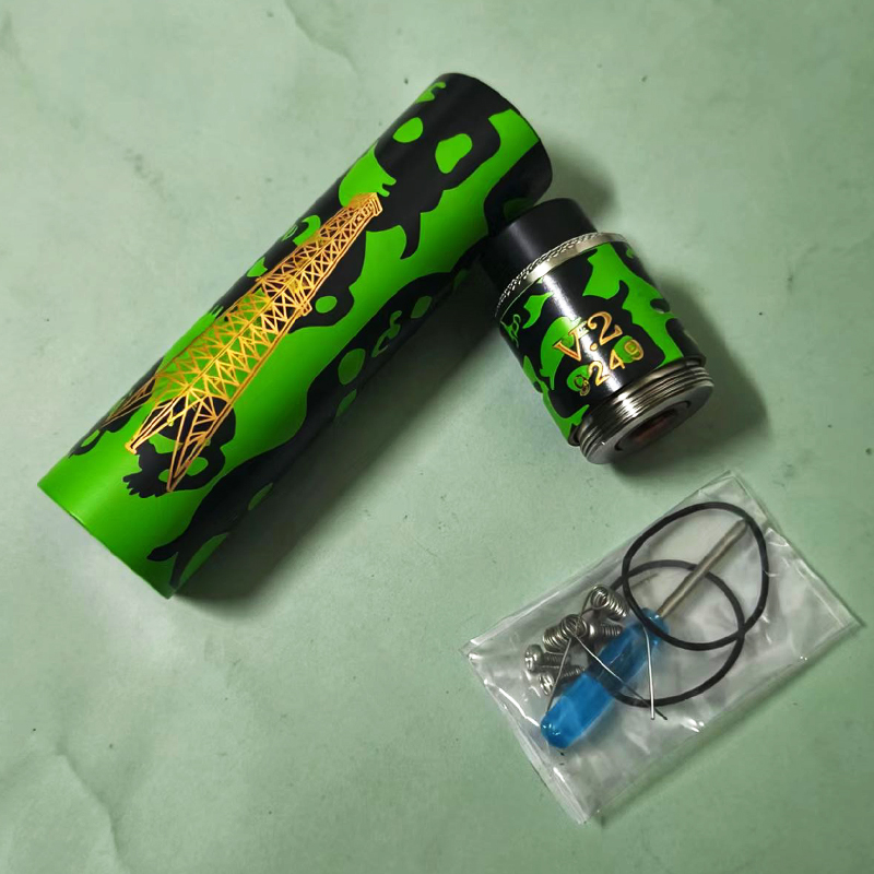 Rig V2 Mod Vape Mekanis yang D - Vape Battery 18650 ulasan dan harga