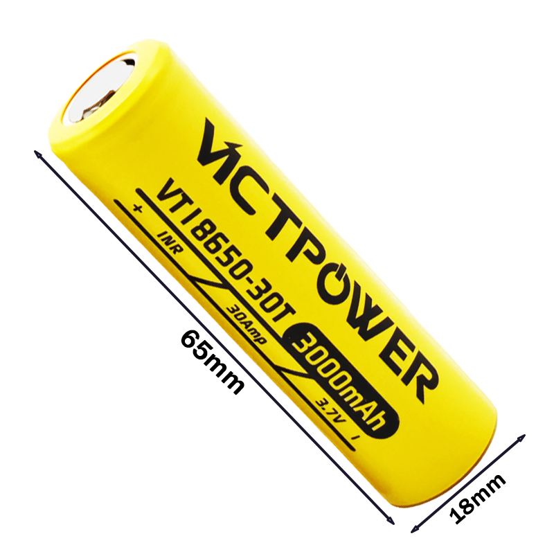 30A Continuous Drain Vicpower  - Vape Battery 18650 ulasan dan harga