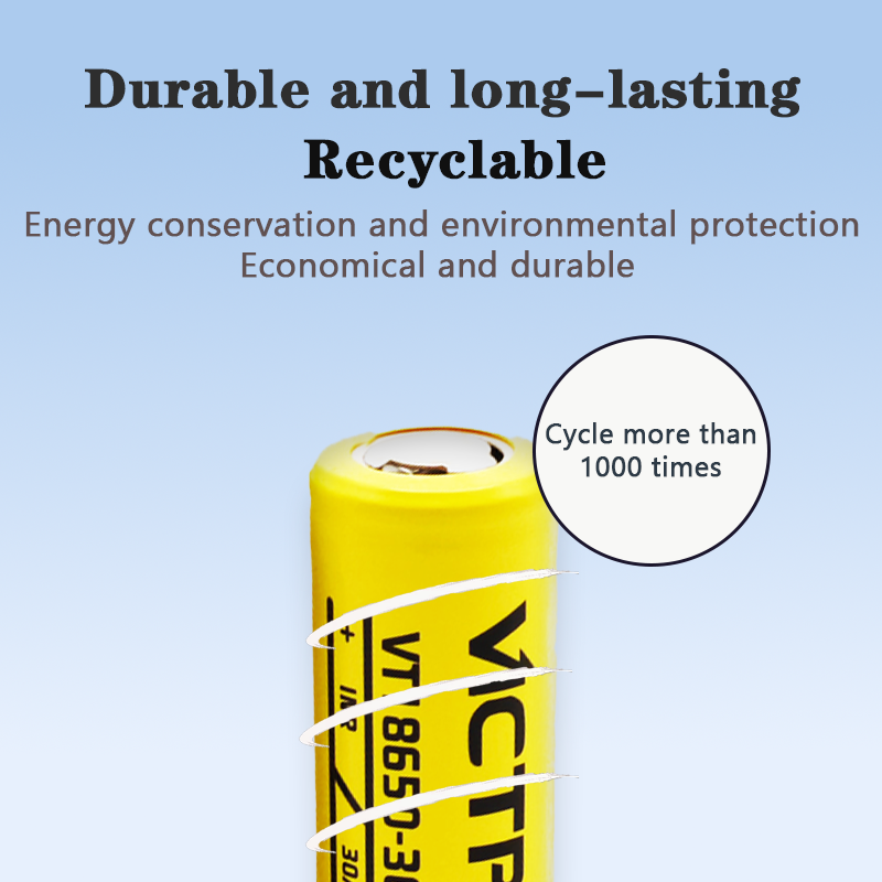 30A Continuous Drain Vicpower  - Vape Battery 18650 ulasan dan harga