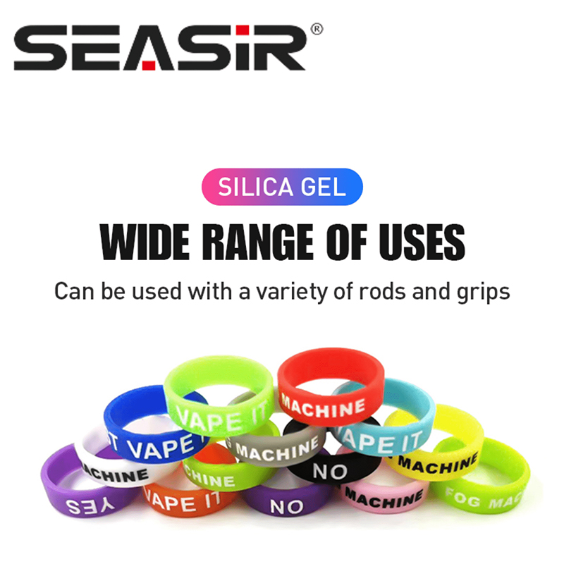 SEASIR 10 Buah Klip Joran Panc - Vape Band Silicone ulasan dan harga