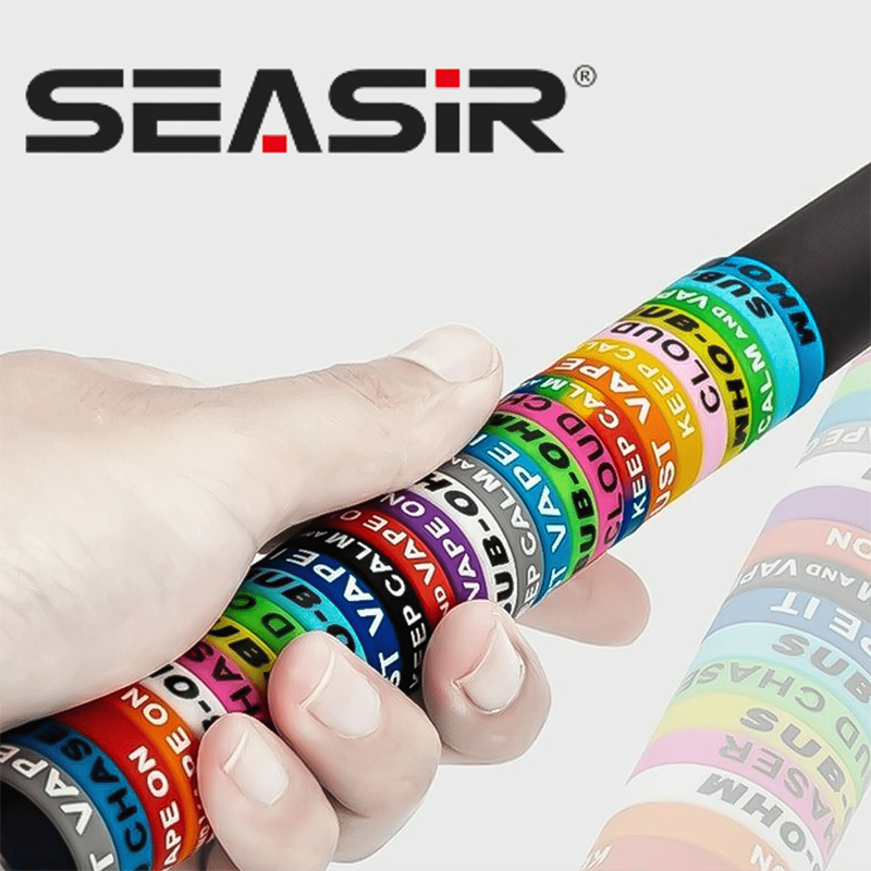 SEASIR 10 Buah Klip Joran Panc - Vape Band Silicone ulasan dan harga