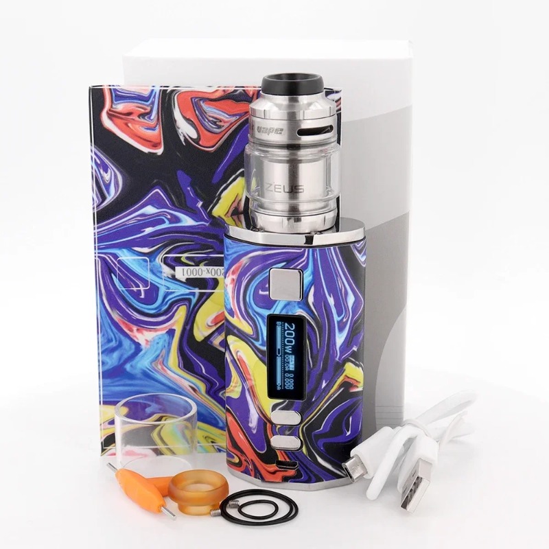 Zeus X Mesh RTA Rokok Elektron - Vape Battery 18650 ulasan dan harga
