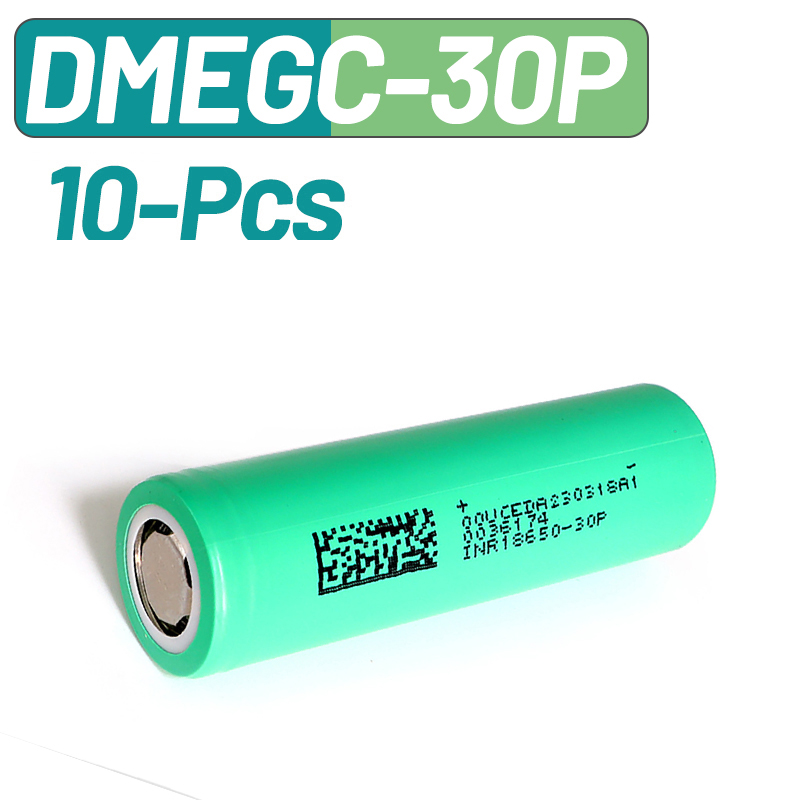 10 Buah DMEGC 30P INR18650 300 - Vape Battery 18650 ulasan dan harga