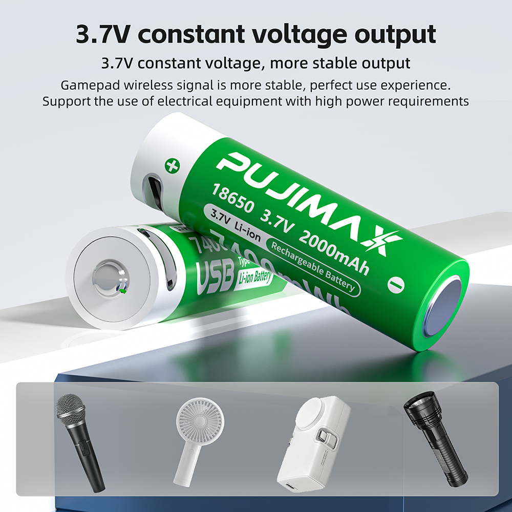 PUJIMAX 1-24pcs Baterai 18650  - Vape Battery 18650 ulasan dan harga