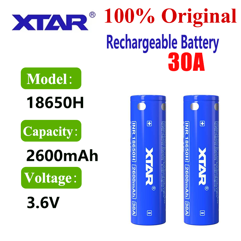 Baterai XTAR 18650 2600mah Asl - Vape Battery 18650 ulasan dan harga