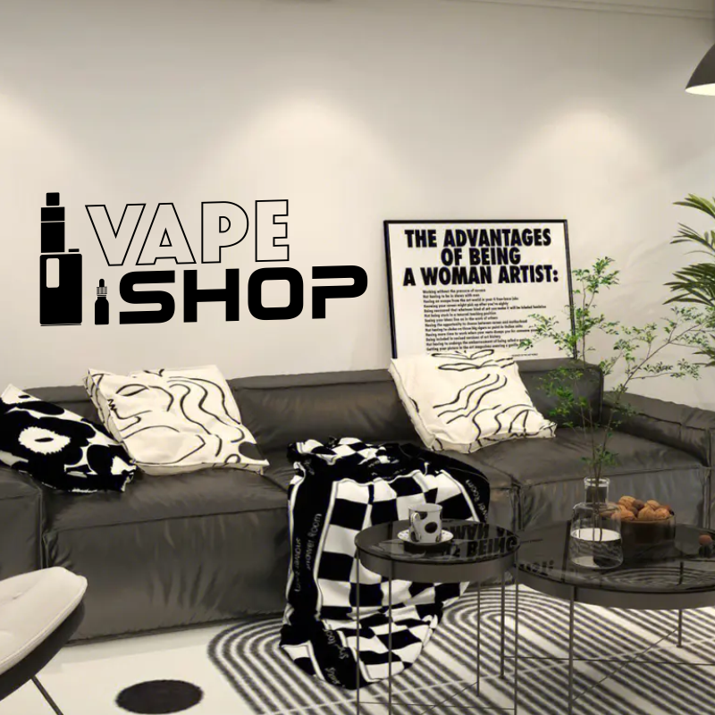 Vinyl Wall Decals Vape Shop Si - Vaping Shop ulasan dan harga