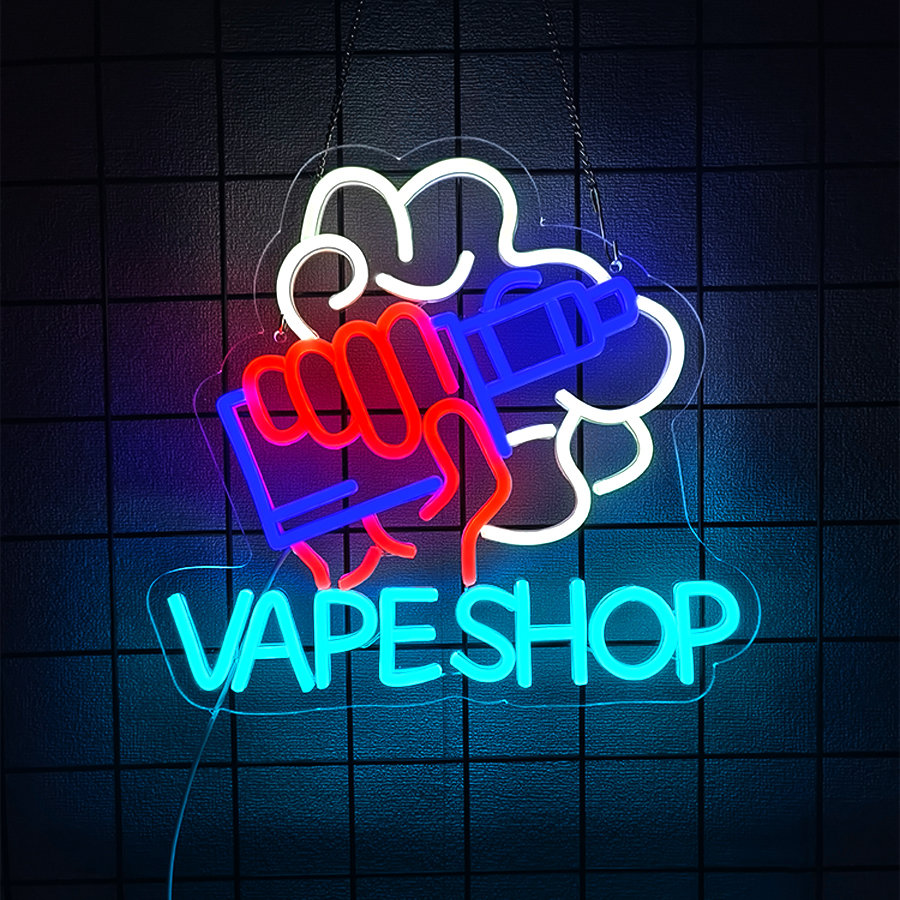 Neon Sign Seri Smoke Untuk Dek - Vaping Shop ulasan dan harga